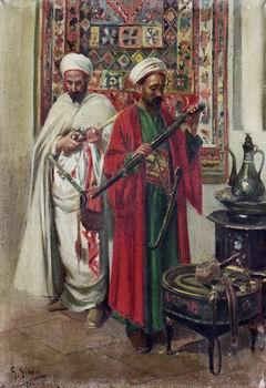 unknow artist Arab or Arabic people and life. Orientalism oil paintings  423 oil painting image
